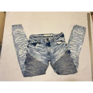 Evolution in Design Jeans Adult 32 Blue Denim Pants Mens Womens